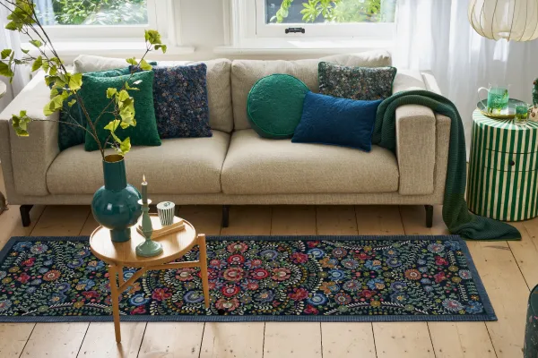 Il Ricamo by Pip donkerblauw 295cm x 80cm