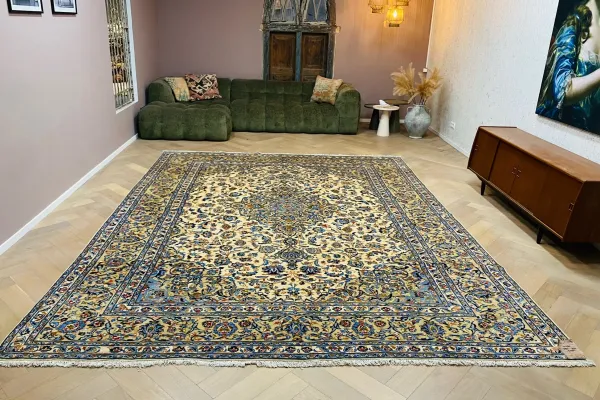 Ongeschoren vloerkleed, nr.14980 392cm x 302cm 