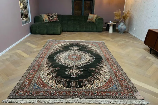 Ongeschoren Vintage vloerkleed 3637 295cm x 200cm