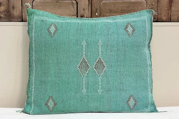 Sabra Kussen uit Marokko groen 45cm x 45cm incl vulling nr.64131