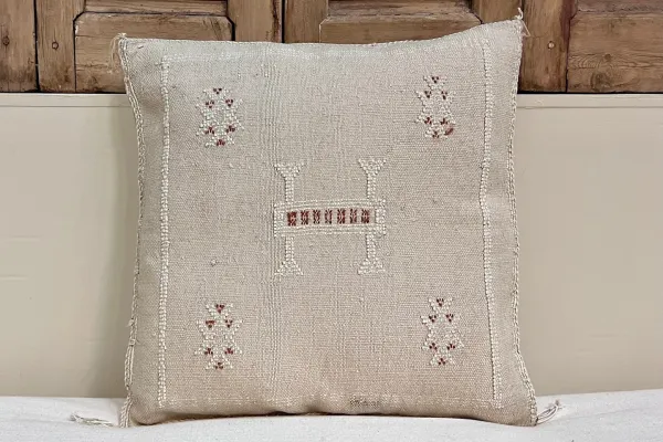 Sabra Kussen uit Marokko beige 45cm x 45cm incl vulling nr.64145