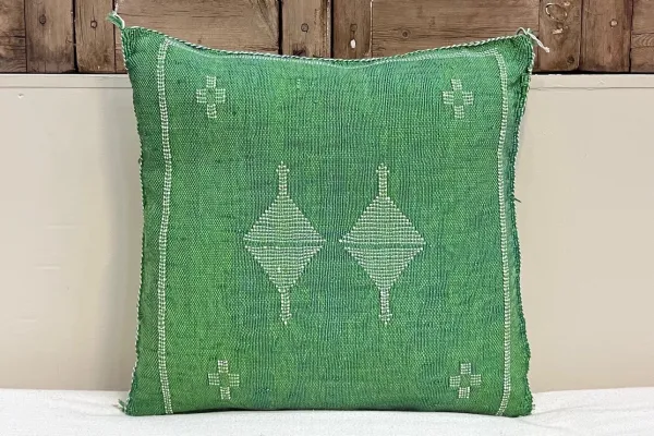 Sabra Kussen uit Marokko groen 45cm x 45cm incl vulling nr.64164