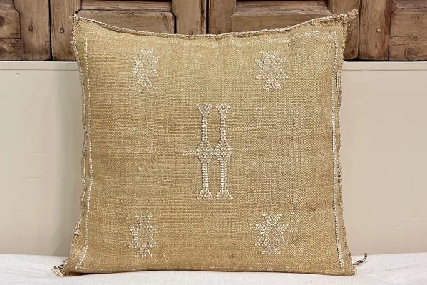 Sabra Kussen uit Marokko bruin 45cm x 45cm incl vulling nr.64166