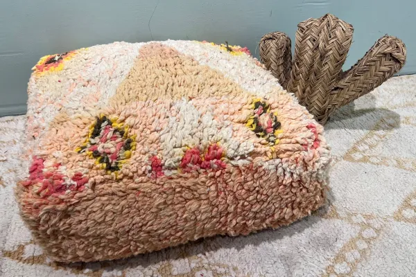 Marokkaanse Poef nr.94037 60cm x 60cm x 25cm