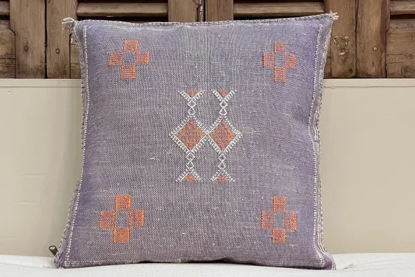 Sabra Kussen uit Marokko paars 45cm x 45cm incl vulling nr.94132