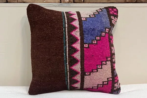 Kelim kussen uit Turkije 40cm x 40cm incl binnenkussen Nr.16002