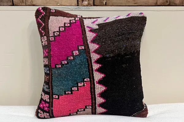 Kelim kussen uit Turkije 40cm x 40cm incl binnenkussen Nr.16006