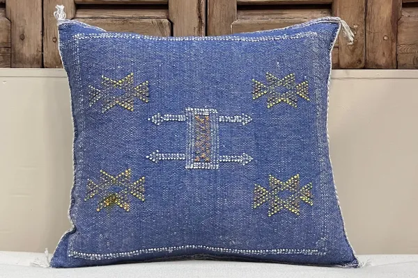 Sabra Kussen uit Marokko blauw 45cm x 45cm incl vulling nr.94170