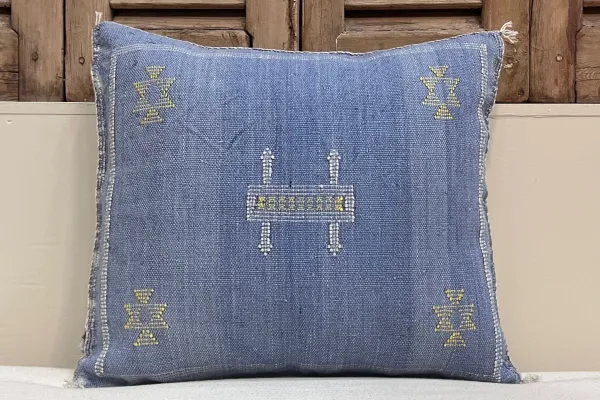 Sabra Kussen uit Marokko blauw 45cm x 45cm incl vulling nr.94173