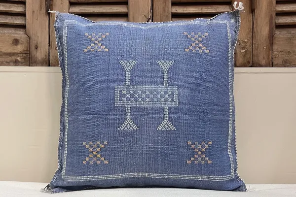 Sabra Kussen uit Marokko blauw 45cm x 45cm incl vulling nr.94177