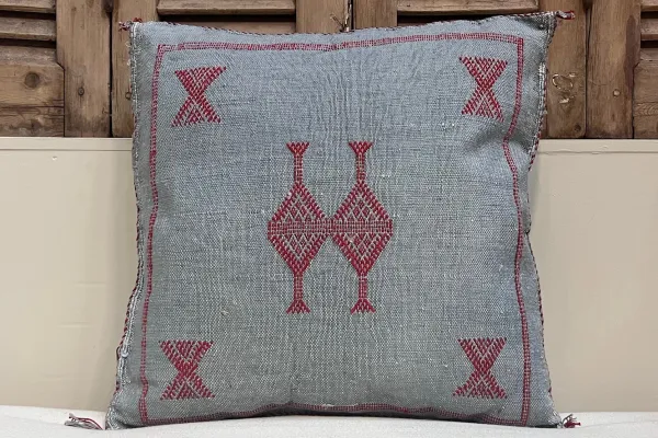 Sabra Kussen uit Marokko blauw 45cm x 45cm incl vulling nr.94180