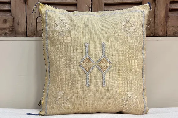 Sabra Kussen Marokko geel  45cm x 45cm incl vulling nr.14109