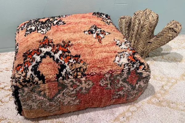 Moroccan Pouf No. 47020 60cm x 60cm x 25cm including filling