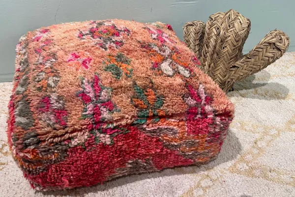 Moroccan Pouf No. 47034 60cm x 60cm x 25cm including filling