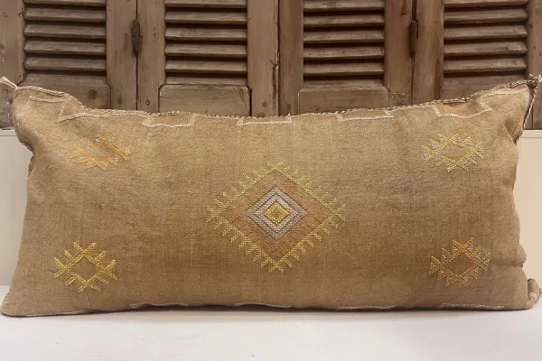 Sabra Kussen uit Marokko Bruin 100cm x 50cm incl vulling nr.63010