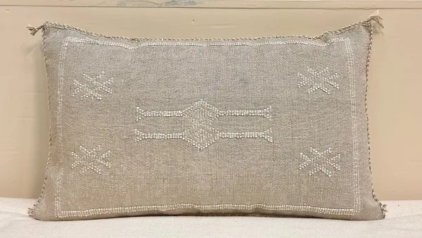 Sabra Kussen uit Marokko grijs 60cm x 40cm incl vulling nr.93353