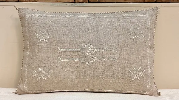 Sabra Kussen uit Marokko grijs 60cm x 40cm incl vulling nr.93354