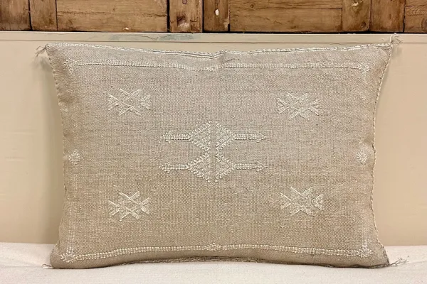 Sabra Kussen uit Marokko grijs 60cm x 40cm incl vulling nr.93359