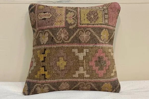 Kelim kussen uit Turkije 40cm x 40cm incl binnenkussen Nr.16030