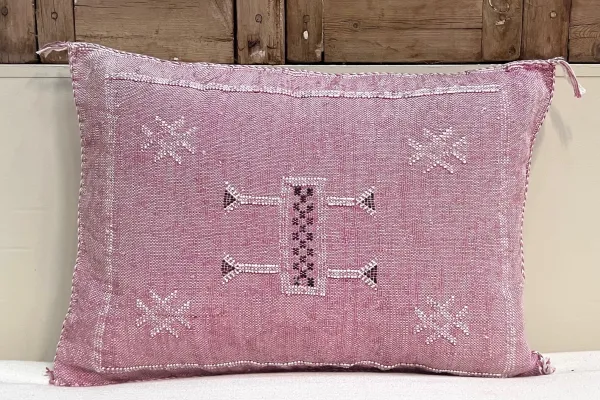 Sabra Kussen uit Marokko roze 60cm x 40cm incl vulling nr.93267