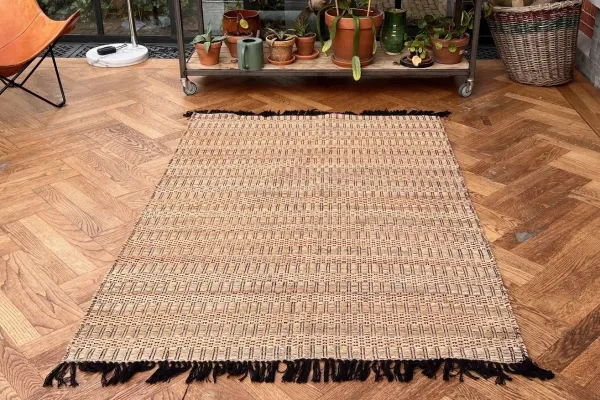 Sale vloerkleed jute 300cm x 200cm showroom model