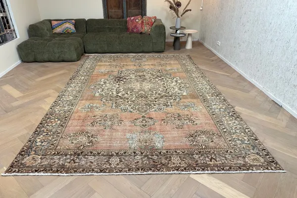 Vintage Perzisch vloerkleed 64283 370cm x 253cm