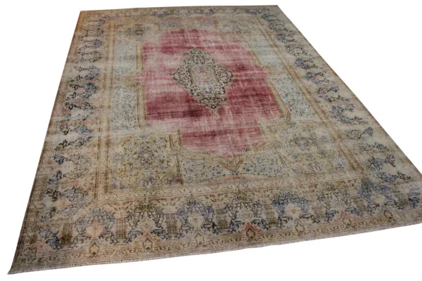 Vintage kirman vloerkleed 15061 396cm x 294cm