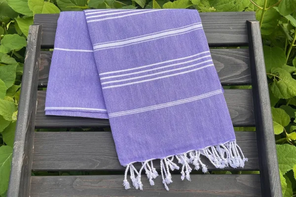 Hamamdoek paars 100% katoen (180cm x 100cm)     