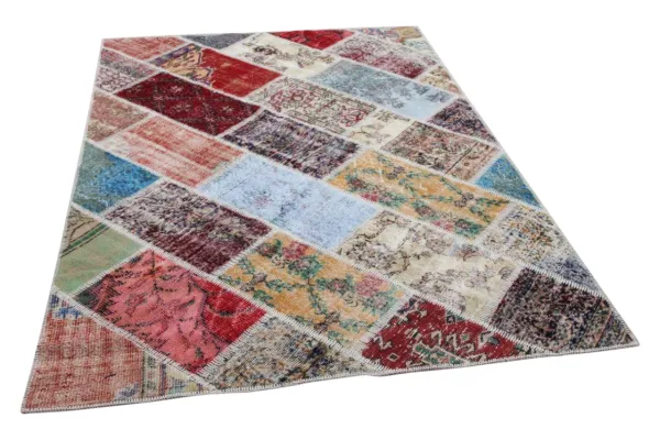 patchwork vloerkleed diverse kleuren nr.35859 235cm x 162cm
