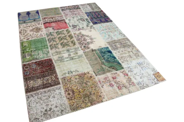 Patchwork divers vloerkleed nr: 10935, 240cm x 170cm 