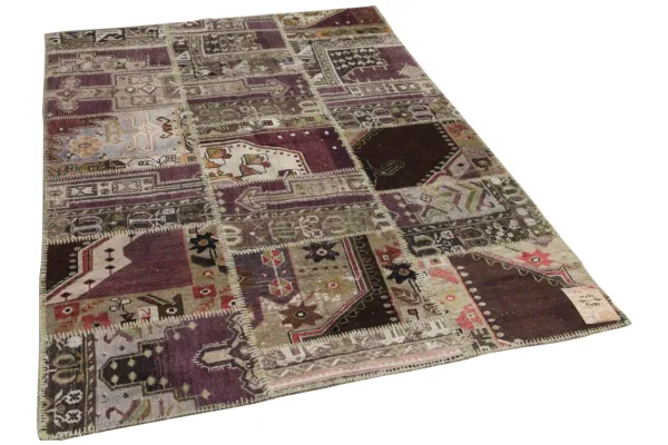 patchwork vloerkleed diverse kleuren 230cm x 160cm nr 22260