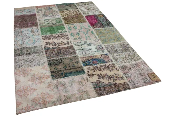 Patchwork divers vloerkleed nr: 34200, 240cm x 170cm 