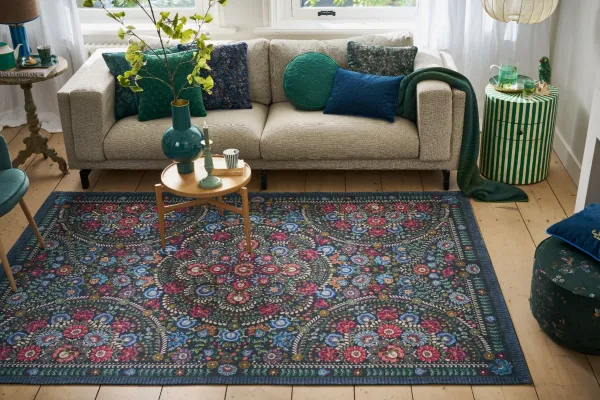 Sale vintage look vloerkleed 275cm x 185cm showroom model