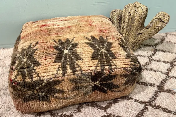 Marokkaanse Poef 60cm x 60cm x 25cm nr: 44047