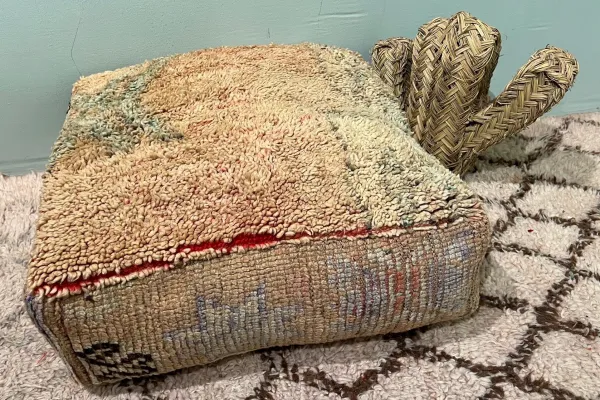 Marokkaanse Poef 60cm x 60cm x 25cm nr: 44068