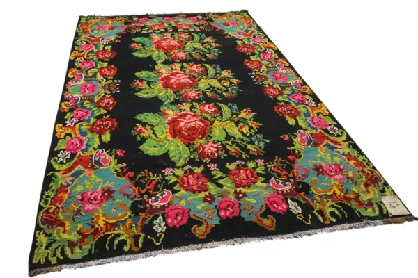 Rozenkelim authentiek, handgeweven in Moldavië 25383 333cm x 194cm