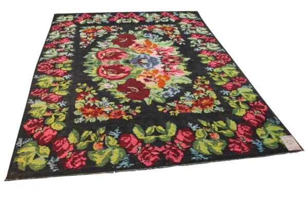 Rozenkelim authentiek, handgeweven in Moldavië 29067 280cm x 207cm