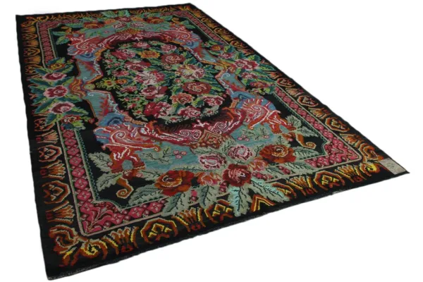 Rozenkelim authentiek, handgeweven in Moldavië 71447 357cm x 222cm 