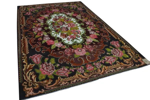 Rozenkelim authentiek, handgeweven in Moldavië 74350 347cm x 230cm 