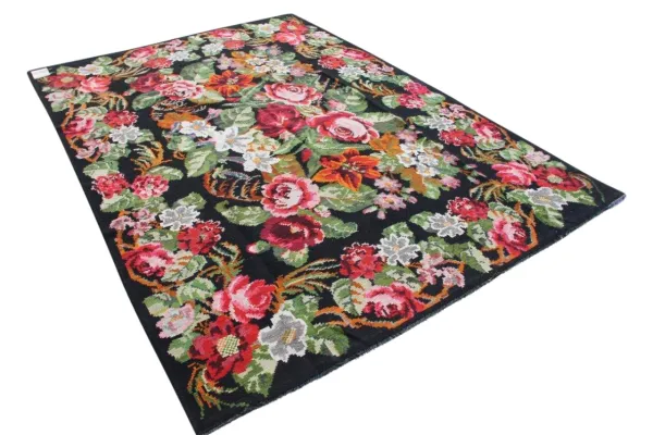 Rozenkelim authentiek, handgeweven in Moldavië 9389 312cm x 217cm 