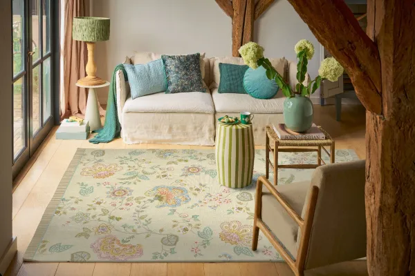 Sale vintage look vloerkleed 300cm x 200cm Beschadigd tijdens transport, zie foto's