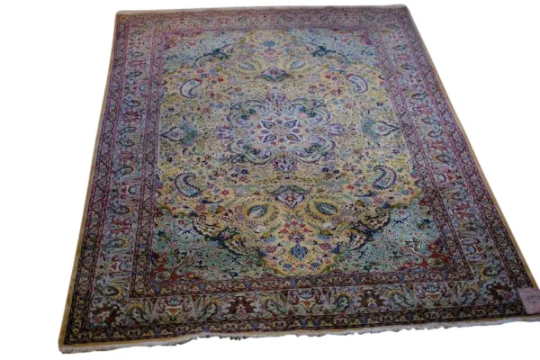 gereserveerd! Ongeschoren Tabriz vloerkleed, nr.19078 300cm x 200cm