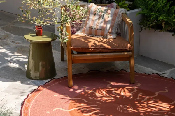 SALE Tuinkleed round Golden Hour Ø180cm showroom model