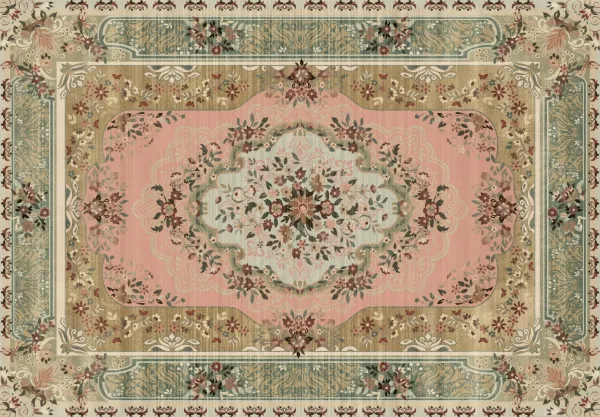 SALE Grote badmat roze (120cm x 80cm) nr.2022 (showroom model)