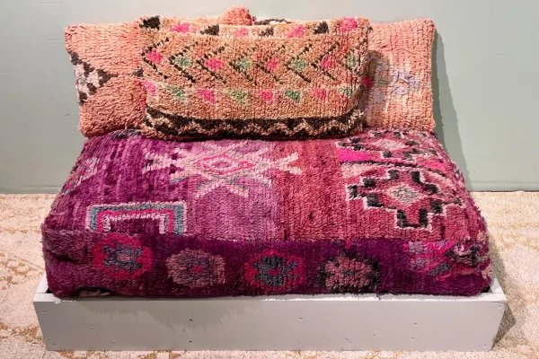 Marokkaanse Poef XL 120cm x 60cm x 25cm nr: 67013 