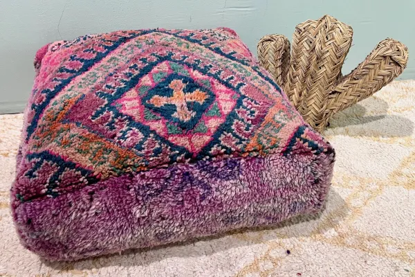 Moroccan Pouf No. 21123 60cm x 60cm x 25cm including filling