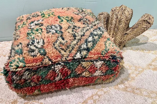Moroccan Pouf No. 21130 60cm x 60cm x 25cm including filling
