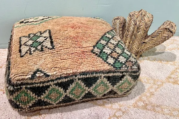 Moroccan Pouf No. 21124 60cm x 60cm x 25cm including filling