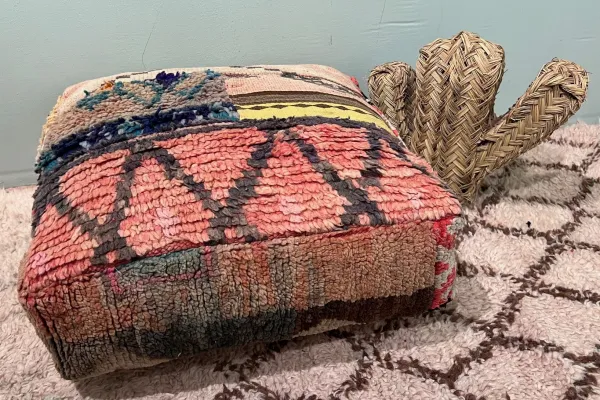 Marokkaanse Poef nr.55101 60cm x 60cm x 25cm