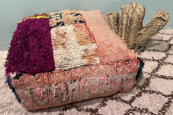 Marokkaanse Poef nr.55105 60cm x 60cm x 25cm